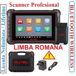 Tester auto profesional Autel MaxiCOM MK900-BT MK900BT Instrument de diagnosticare service auto multimarca, Suporta DoIP/CAN FD și funcții de testare a bateriei