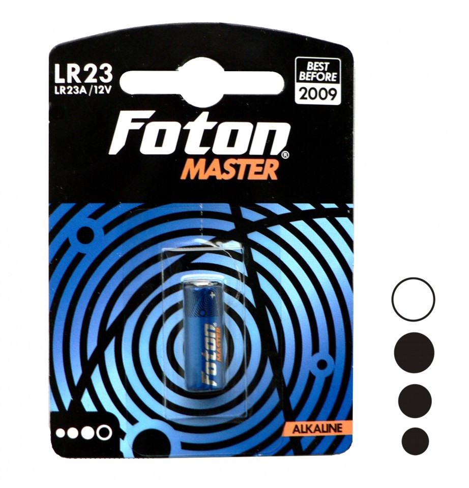 Alkaline Battery Foton Master LR23A 12V