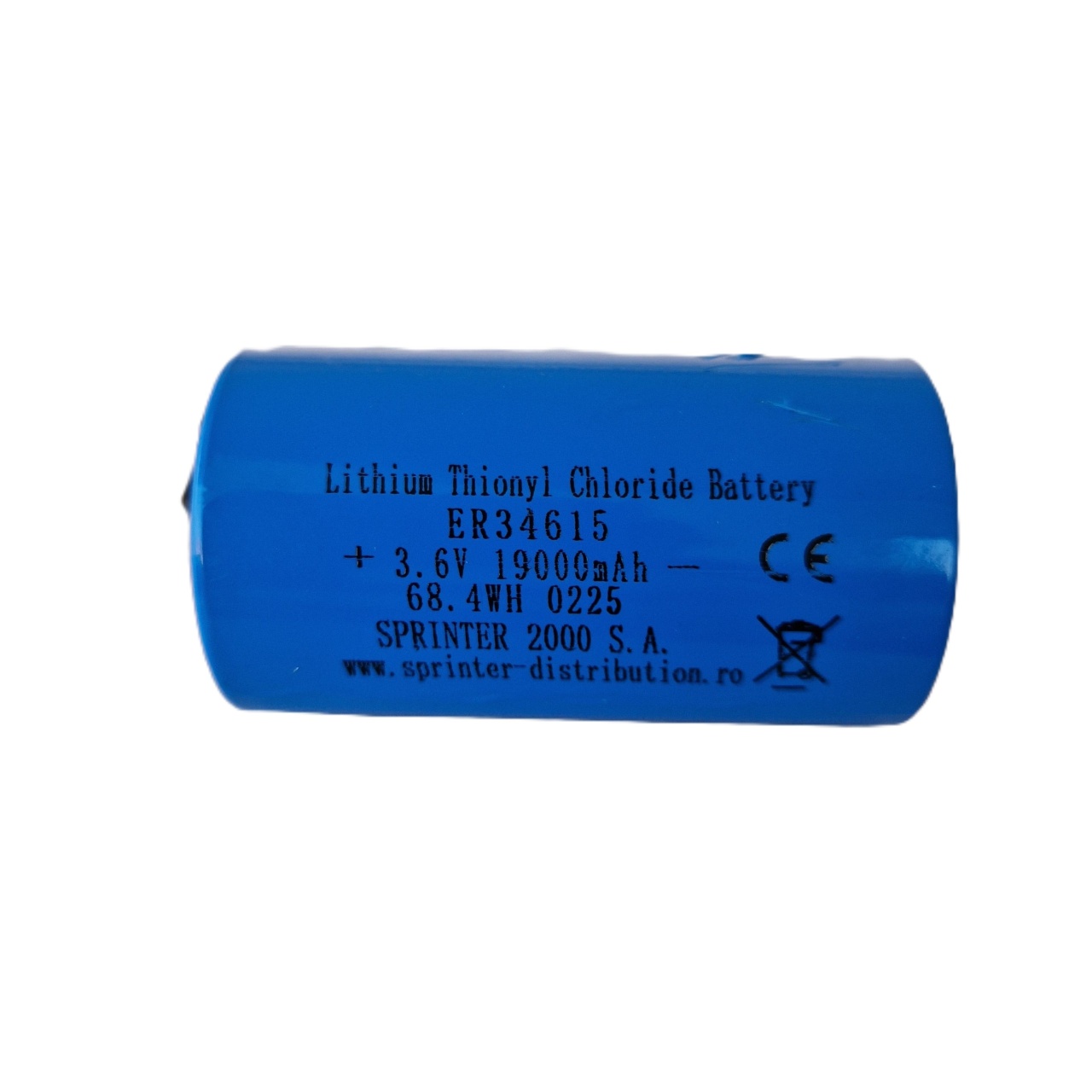 Baterie Litiu Sunmoon ER34615 3.6V 19000mAh cu fire
