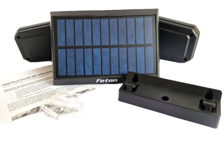 Proiector solar Foton SL15S cu 3 panouri LED
