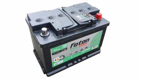 Foton Start AGM 70Ah 760A car battery (Start Stop)