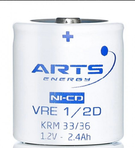 NiCd Battery Saft VRE 1/2 D of 2200mAh