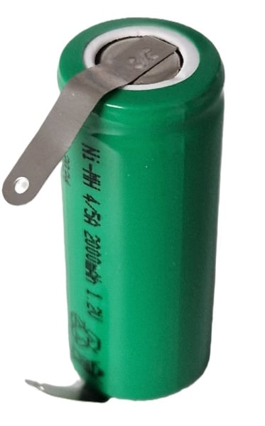 Acumulator NiMH 4/5A de 1.2V și 2000mAh cu lamele