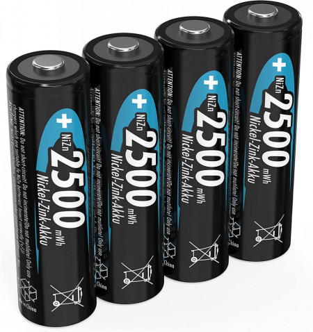Set 4 acumulatori NiZn AA Ansmann 1.65V 2500mWh