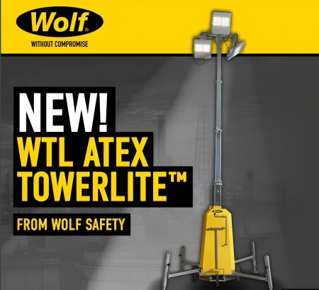 Logo la sistem iluminat antiex Wolf ATEX Towerlite WTL-230V