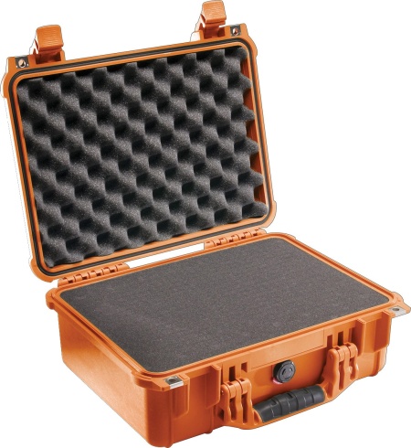 Geanta etansa Peli SmallCase 1450 Orange cu burete Pick N Pluck