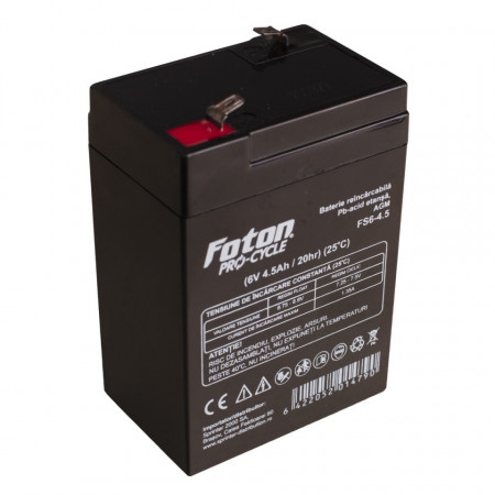 Acumulator VRLA Foton FS6-4.5 de 6V și 4.5Ah