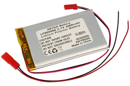 Литиево-полимерна батерия LP805080 3.7V 4000mAh 3A - Img 4