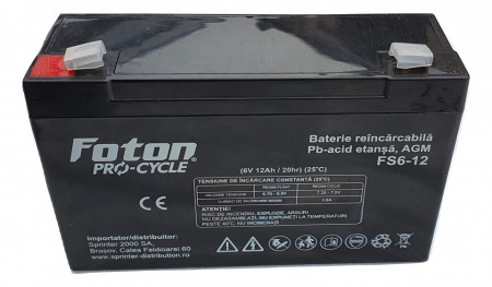 Akkumulátor Foton FS6-12Ah VRLA