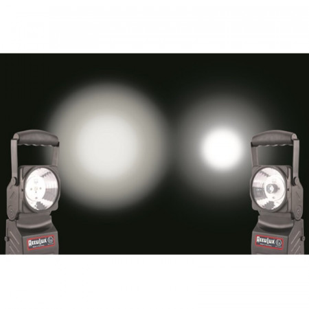 Set lampă antiex AccuLux EX SLE 15 LED Z1, testată în întuneric