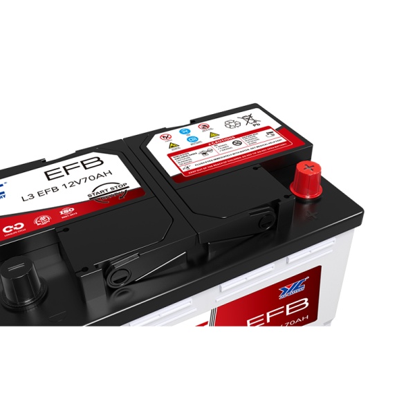 Baterie auto JYC EFB 70Ah 680A in format L3 - Img 2