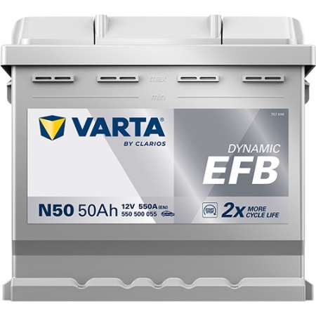 Varta Dynamic EFB 50Ah N50