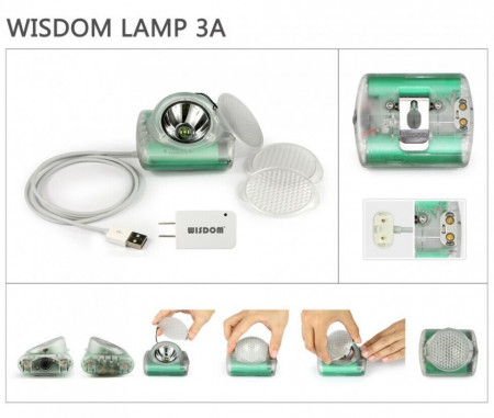 Montarea unei lămpi de cască Wisdom Lamp 3 ATEX