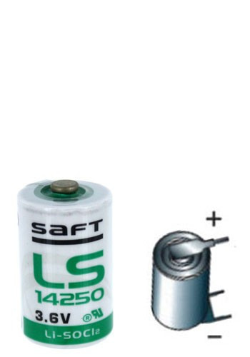 Baterie cu litiu SAFT LS14250 cu terminale 3PF RP