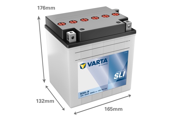 Baterie Moto 12V 30Ah Varta Freshpack B30L-B / 530400030