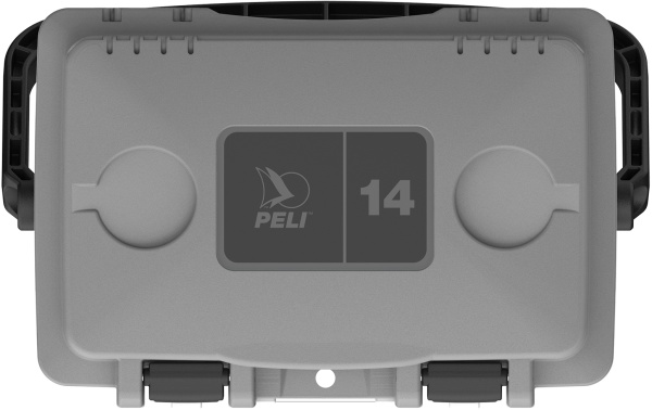 Peli 14QT Personal Cooler - geanta 14 litri, gri/alb
