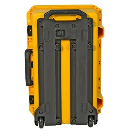 Spatele la un Troler Peli Storm Case iM2500 troler galben