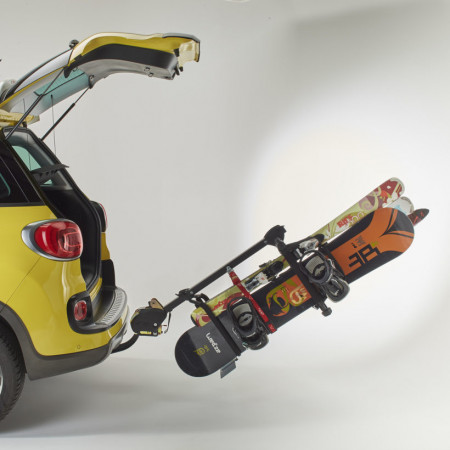 Suport schiuri/snowboard Mottez pe carlig remorcare