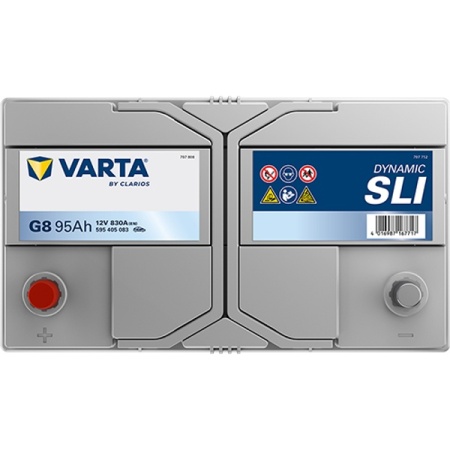 Baterie auto Varta SLI 95Ah 830A G8 595405083 (+ in stanga)
