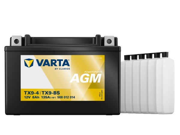Baterie Moto AGM 12V 8Ah Varta Powersports TX9-4 / 508012014