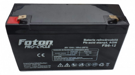 Acumulator Pro-Cycle VRLA Foton FS6-12Ah