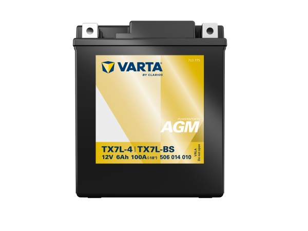 Baterie Moto AGM 12V 6Ah Varta Powersports TX7L-4 / 506014010