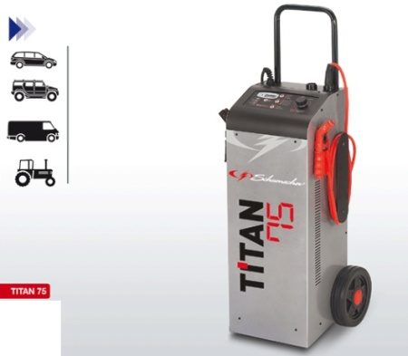 Redresor profesional cu functie de pornire Titan 75 12/24V 50A