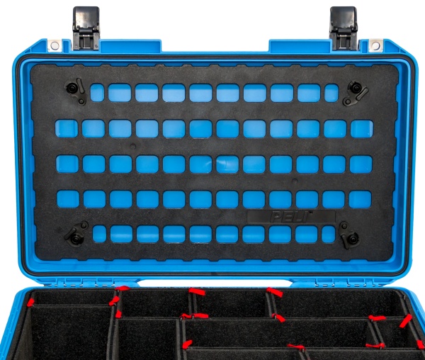 Geanta/Troler de protectie Peli 1535 Air Case French Blue - Img 10