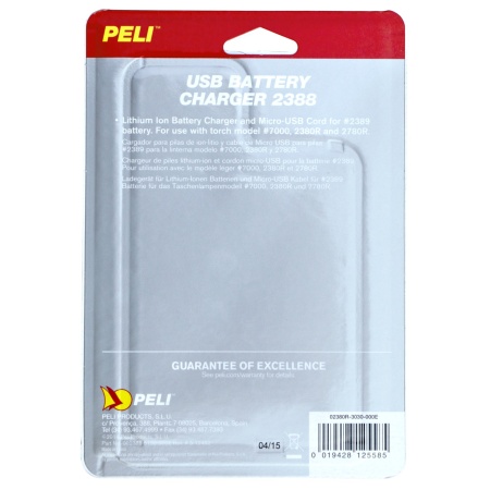 Blister pentru încărcător USB Peli 2388
