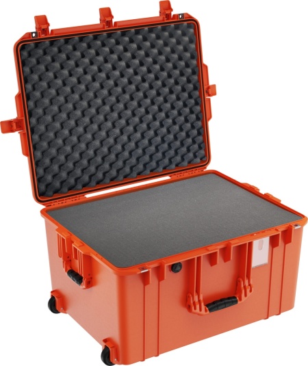 Troler de protectie Peli Air Case 1637 orange cu burete Pick N Pluck