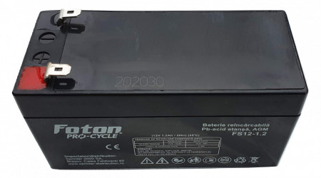 Acumulator VRLA Foton FS12-1.2 de 12V și 1.2Ah