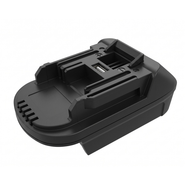 Adaptor acumulator scule electrice DM18M de la DeWalt/Milwaukee Li-Ion 18-20V la Makita Li-Ion 18V - Img 2