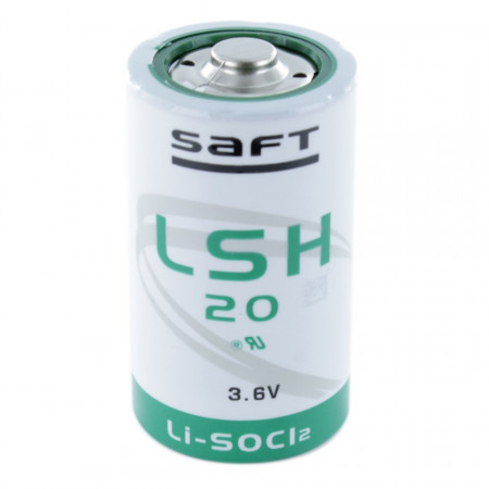 Baterie cu Litiu Saft LSH20 tip D de 3.6V și 13000mAh
