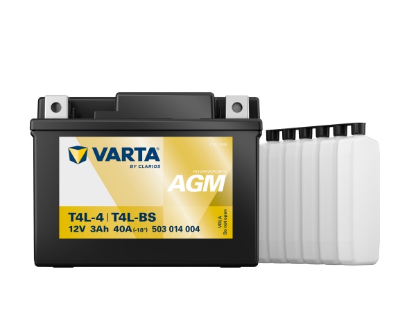 Baterie Moto AGM 12V 3Ah Varta Powersports T4L-4 / 503014004