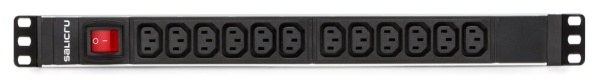 Multi Priza rackabila Salicru SPS 12F PDU C13/C14 cu 12 prize IEC C13 - Img 2