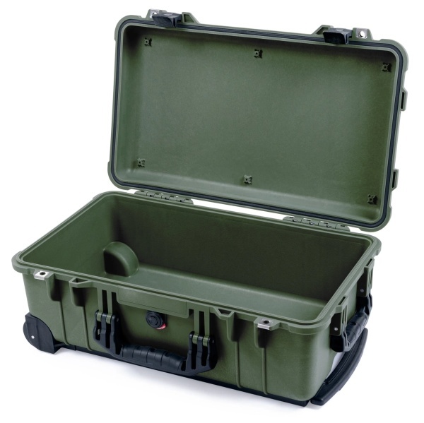 Troler rigid Peli 1510 Kaki cu burete pretaiat