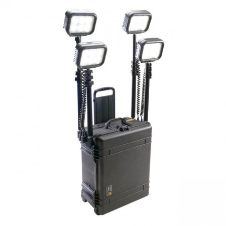 Peli RALS 9470 cu 4 reflectoare și troler rigid