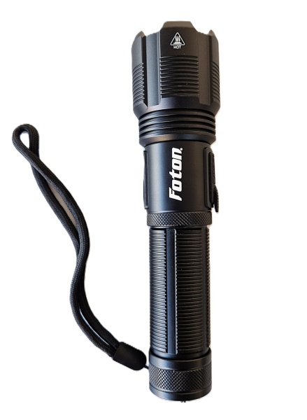 Premium flashlight with zoom Foton Super 0433 USB-C, 10W LED