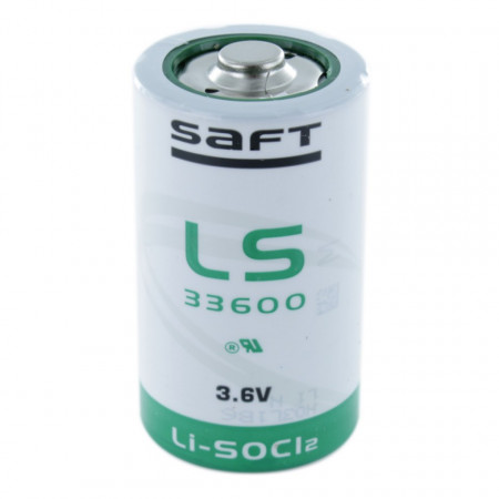 Baterie cu Litiu SAFT LS33600 de 3.6V și 17000mAh