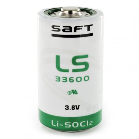 Baterie cu Litiu SAFT LS33600 de 3.6V și 17000mAh