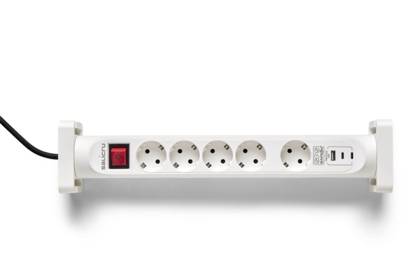 Multipriza rotativa cu protectie Salicru SPS SAFE 5S+ (cu USB)