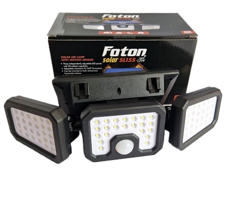 Solar Floodlight Foton SL15S with 3 LED panels