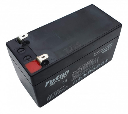 Acumulator VRLA Foton FS12-1.2 de 12V și 1.2Ah