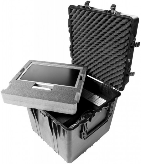Geantă rigidă Peli 0370 Cube Case utilizate pentru a proteja aparate de lucru