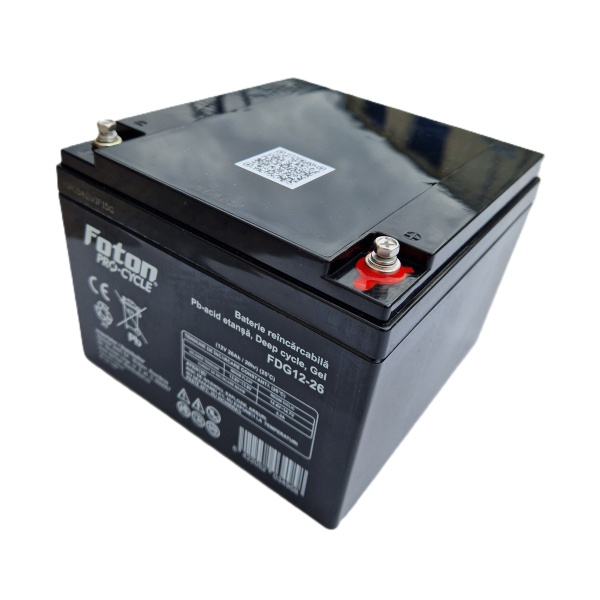 Acumulator VRLA cu Gel Foton FDG12-26Ah Deep Cycle - Img 3