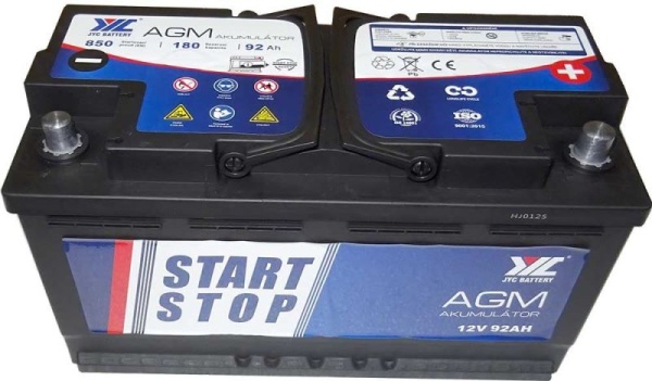 Baterie auto JYC AGM 92Ah 850A in format L5 - Img 4