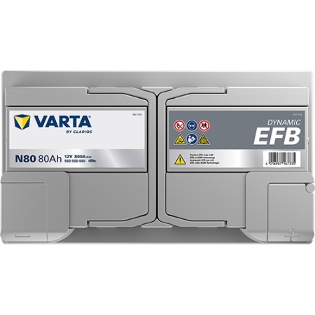 Varta Dynamic EFB 80Ah N80