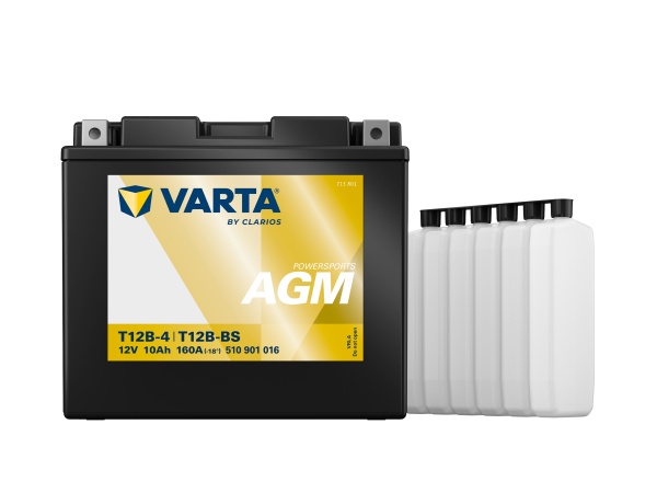 Baterie Moto AGM 12V 10Ah Varta Powersports T12B-4 / 510901016