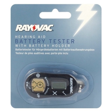Tester Breloc Rayovac pentru baterii auditive în blister