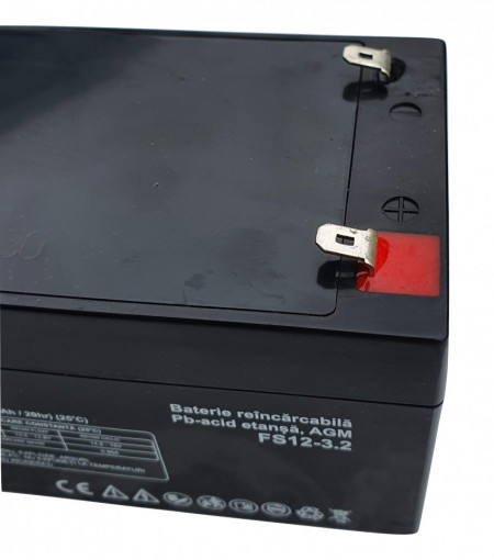 Acumulator VRLA Foton FS12-3.2, de 12V și 3.2Ah